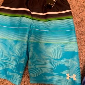 Boys' Underarmour swim trunks